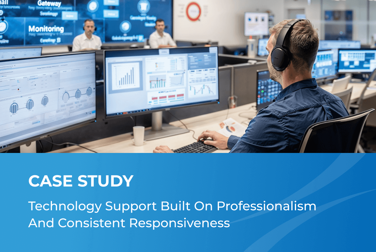 Technology Support Built On Professionalism  And Consistent Responsiveness